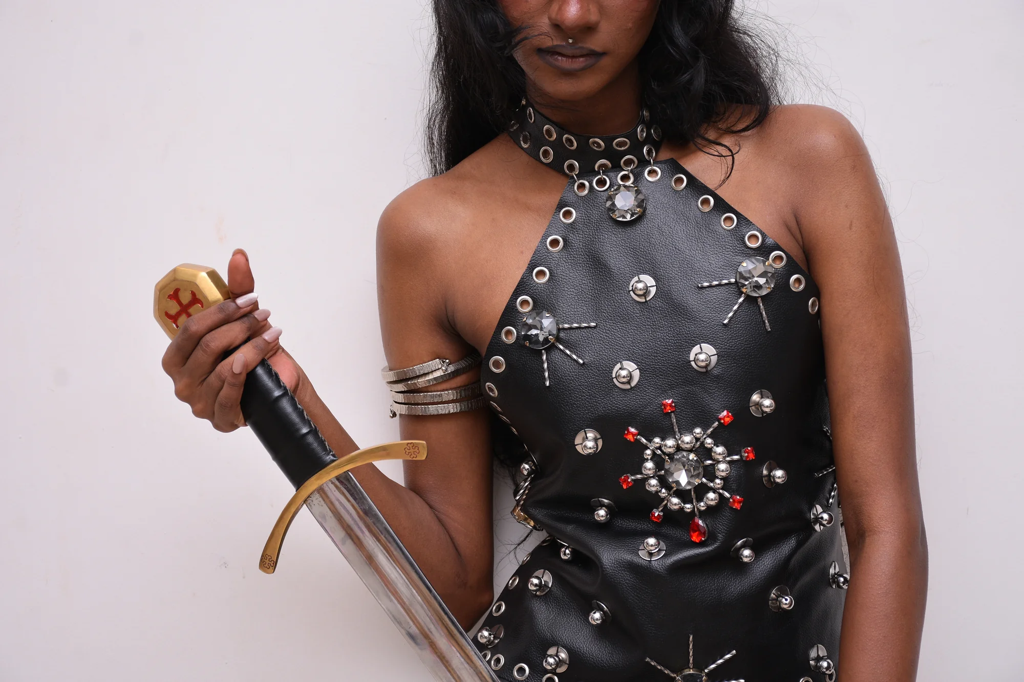 Faux 03 Halter Neck, view 2 of 4